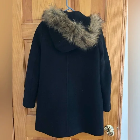 J.Crew Chateau Parka Italian Stadium Cloth Wool in Black - Picture 4 of 7